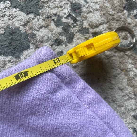 VINTAGE Wool Pencil Skirt Women’s Size 26 Lilac Office Feminine Colourful Lined - Picture 6 of 7